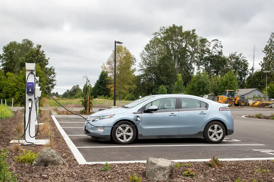 Image illustrating considerations when purchasing an electric car, showing a person plugging in their car to a charging station.